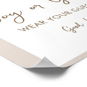 Poster SIERRA Boho Jeu de genre garçon ou fille SIERRA (Coin)