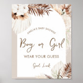 Poster SIERRA Boho Jeu de genre garçon ou fille SIERRA (Devant)