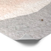 Poster Sierra Dusk | Mountain Wedding Welcome Sign (Coin)