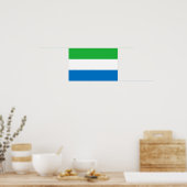 Poster Sierra Leone Flag (Cuisine)