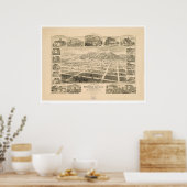 Poster Sierra Madre, Californie (1617A) (Cuisine)