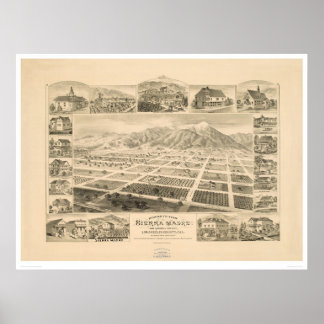 Poster Sierra Madre, Californie (1617A)