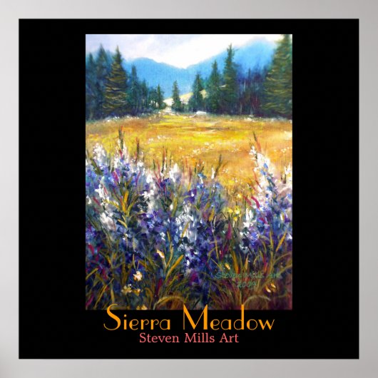 Poster Sierra Meadow (Devant)