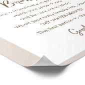 Poster SIERRA My Water Broke Baby shower Jeu (Coin)