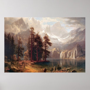 Poster Sierra Nevada d'Albert Bierstadt, 1871