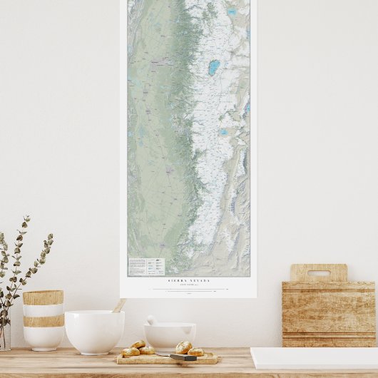 Poster Sierra Snow Cover 2017 (Cuisine)