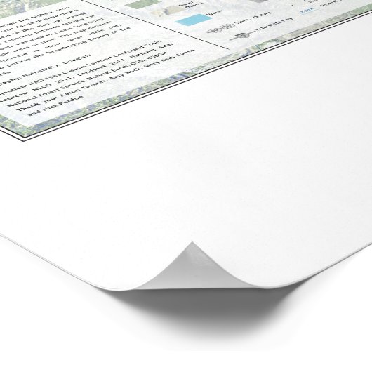 Poster Sierra Snow Cover 2017 (Coin)