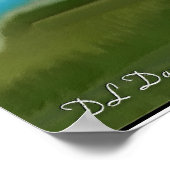 Poster Sierra Sunrise Art Abstrait (Coin)