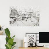 Poster Sierre à Zinal Mountain Race Fin 2012. (Bureau à domicile)