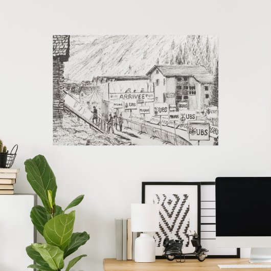 Poster Sierre à Zinal Mountain Race La fin 2009 (Bureau à domicile)