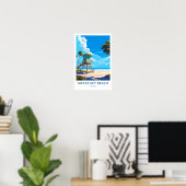 Poster Siesta Key Beach Floride Travel Print (Bureau à domicile)