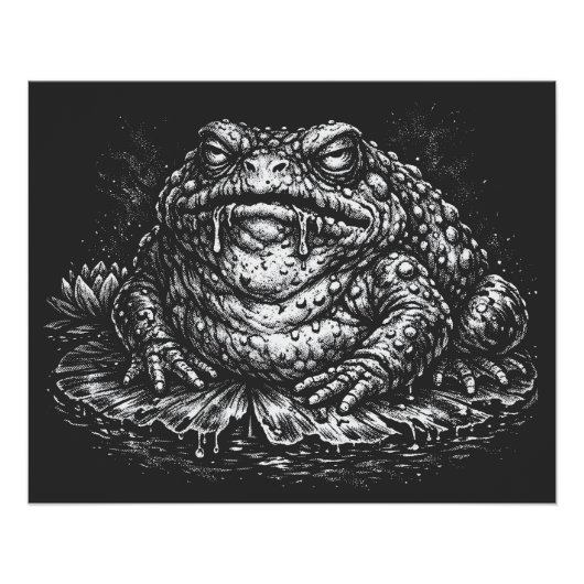 Poster Sigil du Crapaud Hanté par BurnsInHell (Devant)