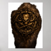 Poster Sigil du pirate de la pièce maudite (Devant)