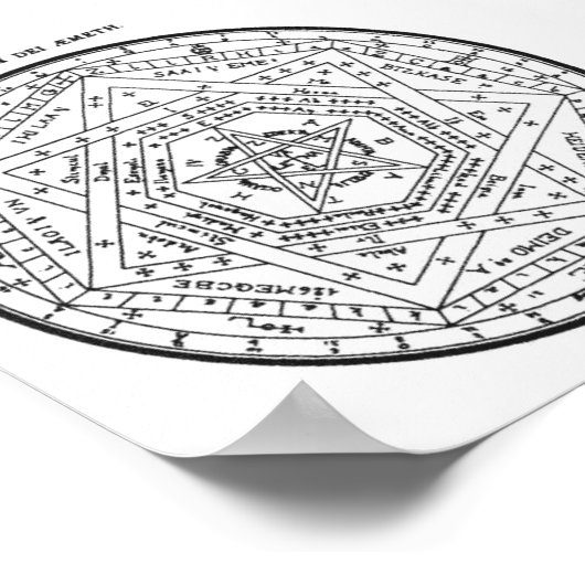 Poster Sigillum Dei Aemeth (Coin)