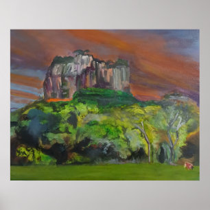 Poster Sigiriya, le rocher du Lion - Sri Lanka vibrant
