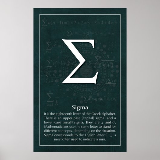 Poster Sigma (Devant)