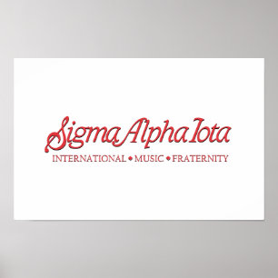 Poster Sigma Alpha Iota Fraternité Internationale de Musi