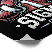 Poster Sigma Claus Cool Santa Funny Christmas Rizz Rizzle (Coin)