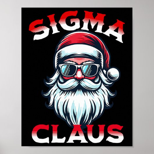 Poster Sigma Claus Funny Christmas  (Devant)