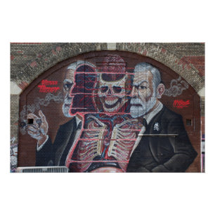 Poster Sigmund Freud Street Art