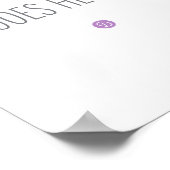 Poster Sign Afdrukken (8"x10") (Hoek)