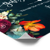 Poster Sign our Guest Board Wedding Wine Navy Sign (Coin)