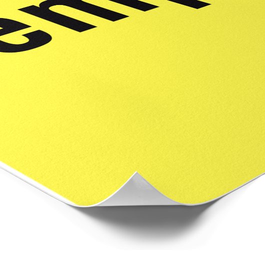 Poster Signal à haute température (Coin)