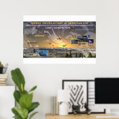 Poster Signal Apocalypse 12 - Comète 67p 3 (Bureau à domicile)