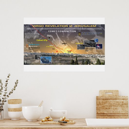 Poster Signal Apocalypse 12 - Comète 67p 3 (Cuisine)