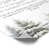 Poster Signal Baby shower d'hiver Late Night Diapés (Coin)