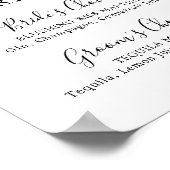 Poster Signal boisson signature minimaliste (Coin)