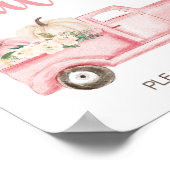 Poster Signal citrouille Baby shower de camion Faveurs (Coin)