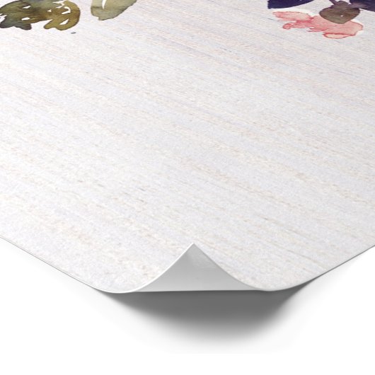 Poster Signal d'accueil mariage (Coin)