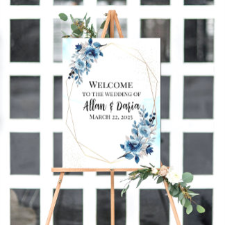 Poster Signal d'accueil mariage