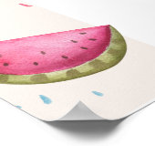 Poster Signal d'affiche de bienvenue pour le bébé-Q (BBQ) (Coin)