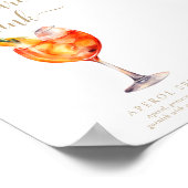 Poster Signal de boisson Leyton Gold Modern Minimal Signa (Coin)