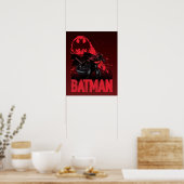 Poster Signal de chauve-souris cramoisi de Batman (Cuisine)
