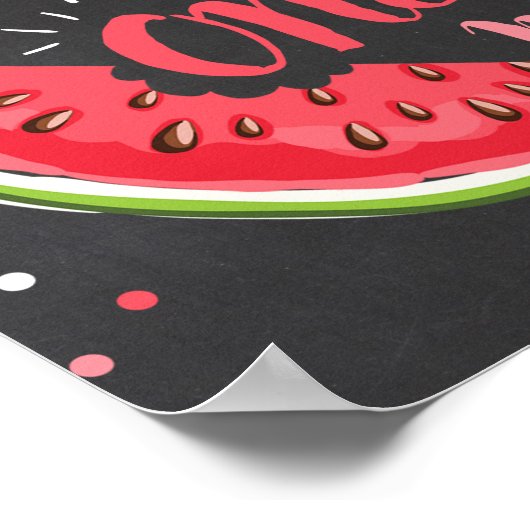 Poster Signal de fête Un dans un melon (Coin)