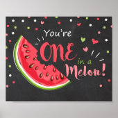 Poster Signal de fête Un dans un melon (Devant)