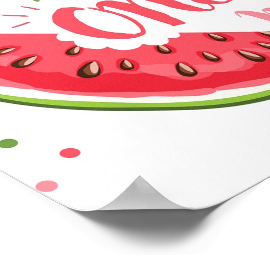 Poster Signal de fête Un dans un melon (Coin)