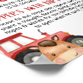 Poster Signal de la capsule de temps de la ferme Red Plai (Coin)