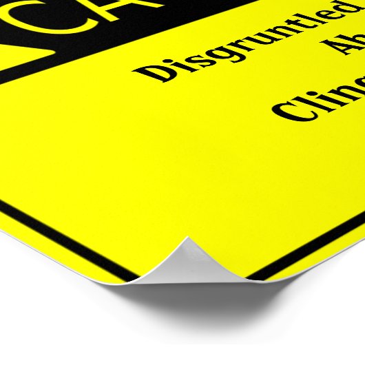 Poster Signal de mise en garde des anciens combattants mé (Coin)