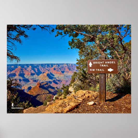 Poster Signal de piste (Devant)