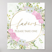 Poster Signal de préférence de Fête des mariées Fleur sau (Devant)