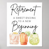 Poster Signal de préférence du parti de retraite, nouveau (Devant)