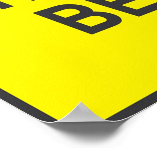 Poster Signal de prudence Porter un appareil respiratoire (Coin)