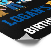 Poster Signal de réception de police K9 Chien de police (Coin)