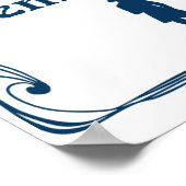 Poster Signal de toilette pour hommes (Coin)