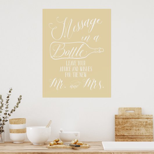 Poster Signal du livre d'invité - Message dans une boutei (Cuisine)