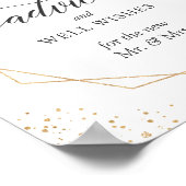 Poster Signal Eucalyptus géométrique (Coin)